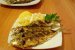 Sardine fripte pe grill cu cartofi natur și sos de usturoi-5