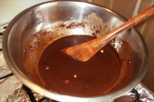 Tort brownie cu branza dulce