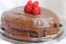Desert tort de ciocolata cu dulceata de zmeura-4