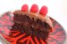 Desert tort de ciocolata cu dulceata de zmeura-5
