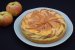 Desert prajitura turnata cu mere si crema de smantana-0