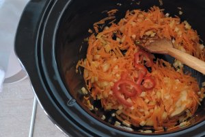 Supa de rosii cu taitei la slow cooker Crock Pot