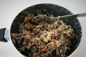 Dovleac copt umplut cu quinoa si fructe uscate, la slow cooker Crock Pot