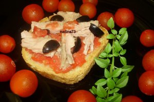 Bruschete  cu ton a la Nadina