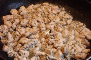 Tagliatelle al pollo e pomodoro