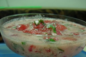 Smoothie de pepene cu menta
