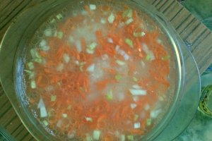 Orez cu legume si ficatel