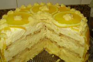 Desert tort de portocale fara coacere