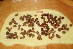 Cozonac cu  stafide