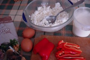 Pane-uri de vinete cu urda
