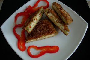 Pane-uri de vinete cu urda