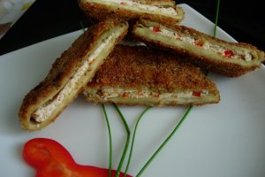 Pane-uri de vinete cu urda