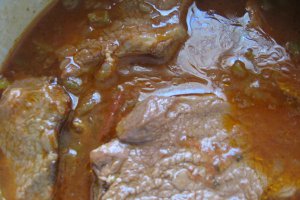 Tournedos de vitel cu ceapa