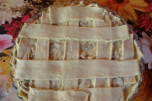 Tarta cu ciuperci si carne de pui