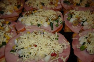 Tartine cu jambon