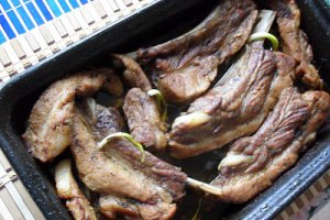 Costita de porc la cuptor, cu cartofi