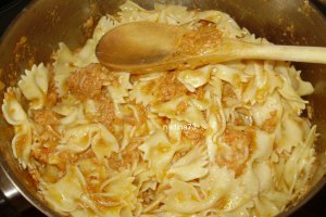 Farfalle cu ton