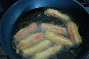Surimi cu garnitura de orez