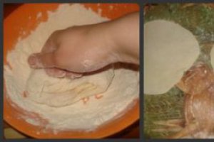 Chapati (lipie Indiana) cu ghiveci de legume
