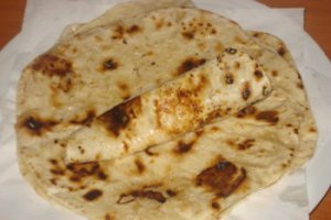 Chapati (lipie Indiana) cu ghiveci de legume