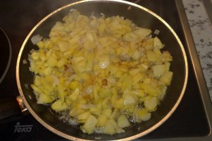 Tortilla de cartofi cu ton si maioneza