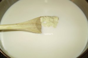 Farfalle  in lapte cu ciocolata alba