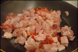 Farfalle cu bacon si spanac
