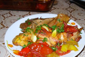 Iepure cu rosii si ierburi aromate