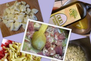 Tochitura de miel, cu mamaliguta