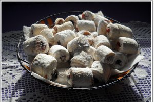 Cornulete fragede cu gem