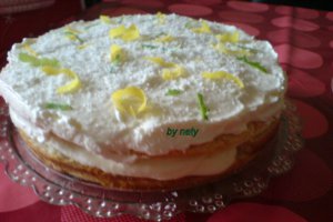 Prajitura cu crema de lamaie si cocos