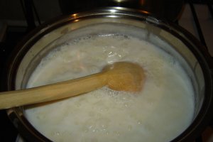 Budinca de orez cu mere