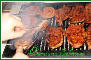 Carnaciori romanesti la gratar :) preparati in livada bunicilor