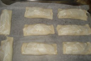 Foietaj cu ricotta si mozzarella