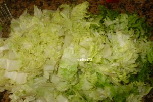 Ciorba de salata creata  cu bacon