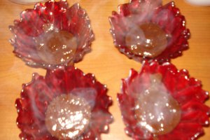 Budinca de ciocolata fructata