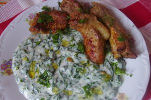 Coaste de porc cu spanac