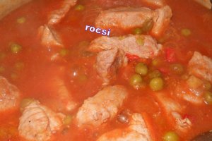 Mancare de mazare cu carne