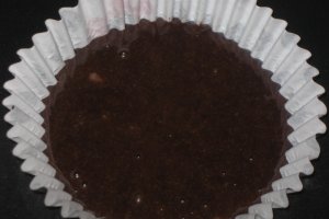 Briose cu ciocolata si fructe de merisor
