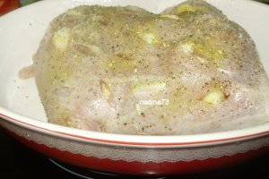 Pulpa de miel impanata, la cuptor
