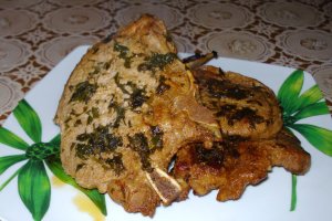 Cotlet cu ierburi aromate