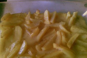 Omleta cu cartofi la cuptor