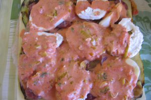Lasagna cu vinete si dovlecei