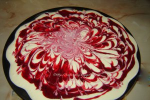 Tarta cu branza dulce si fructe de padure