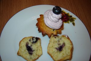 Mile high Blueberry Muffins