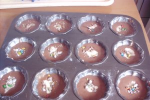 Brioşe  de cacao cu branza