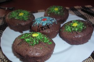 Brioşe  de cacao cu branza