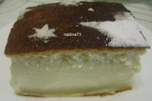 Prajitura inteligenta cu ciocolata alba