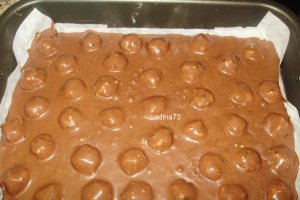 Prajitura cu bombite de branza si nuca de cocos