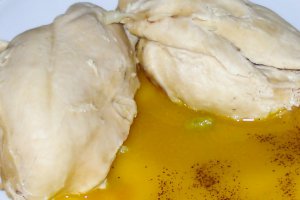 Piept de pui cu sos de dovleac copt